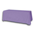 8' Blank Solid Color Polyester Table Throw - Lilac